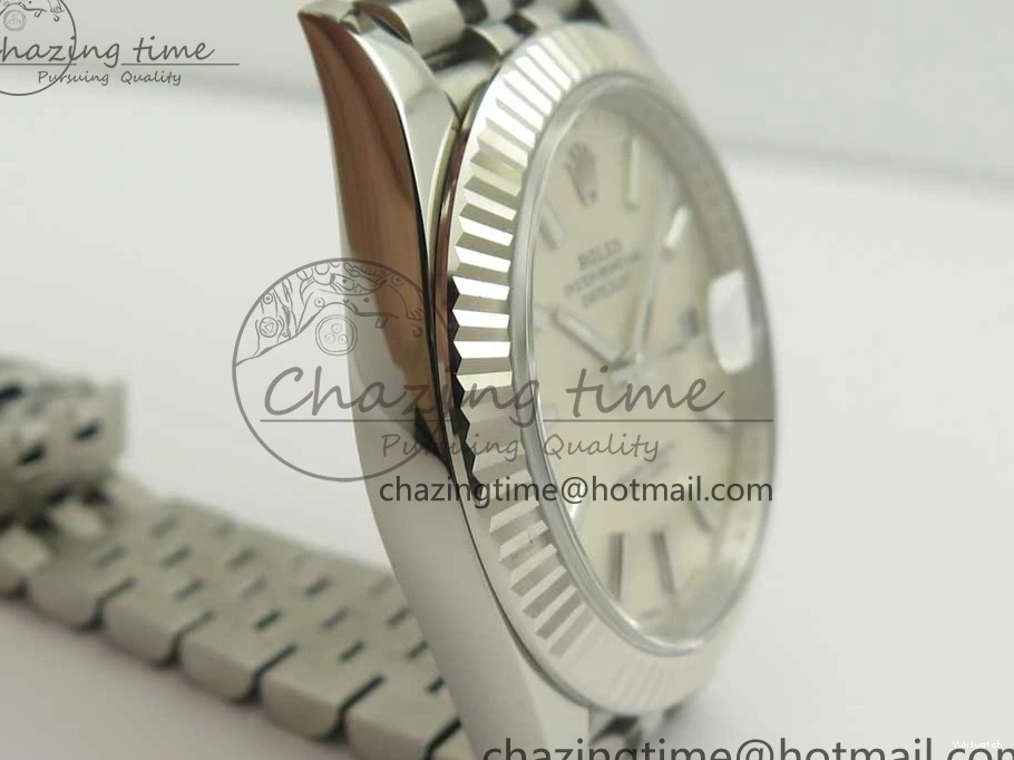 Edition ARF Dial 41 DateJust Silver Best Steel 904L Bracelet 1:1 126334 A2824 on Jubilee 0326
